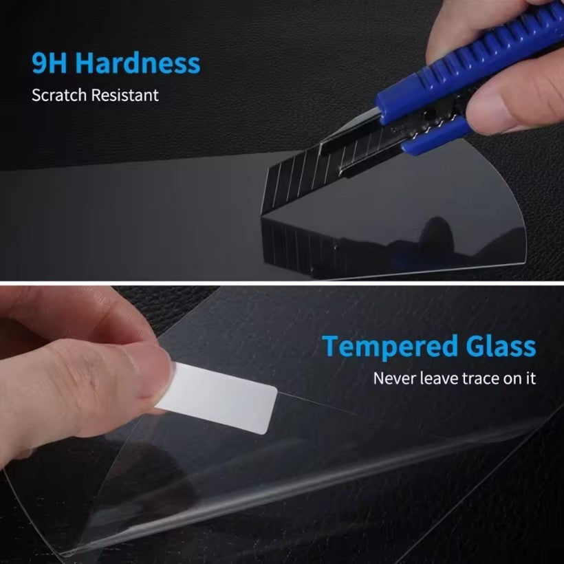 Alayjah, 9-Inch Tempered Glass GPS Screen Protector for Honda Civic/HR-V, Scratch-Resistant & HD Clarity واقي شاشة زجاجي مقوى 9 إنش لنظام الملاحة لهوندا سيفيك / HR-V – مقاوم للخدش وشفافية عالية