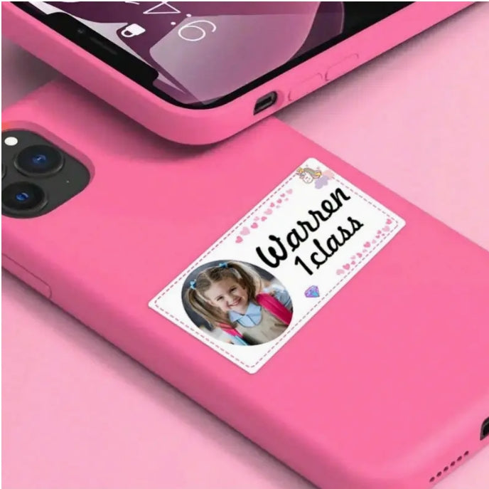 52/104pcs Customizable Cute Avatar Stickers, Personalize Name & Text, 4cm Rectangular Stickers for Planners, Cups, DIY Decorations  52/104 قطعة من الملصقات الشخصية للصور الرمزية, تخصيص الاسم والنص، ملصقات مستطيلة 4 سم للتخطيط، الأكواب، وزينة DIY