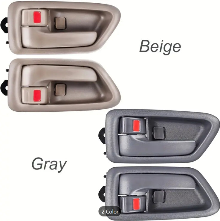 Alayjah, Interior Door Handle for Toyota Camry 1997–2001 | Front & Rear | Driver & Passenger Side | Beige مقابض أبواب داخلية لتويوتا كامري 1997–2001 | أمامية وخلفية | جهة السائق والراكب | لون بيج