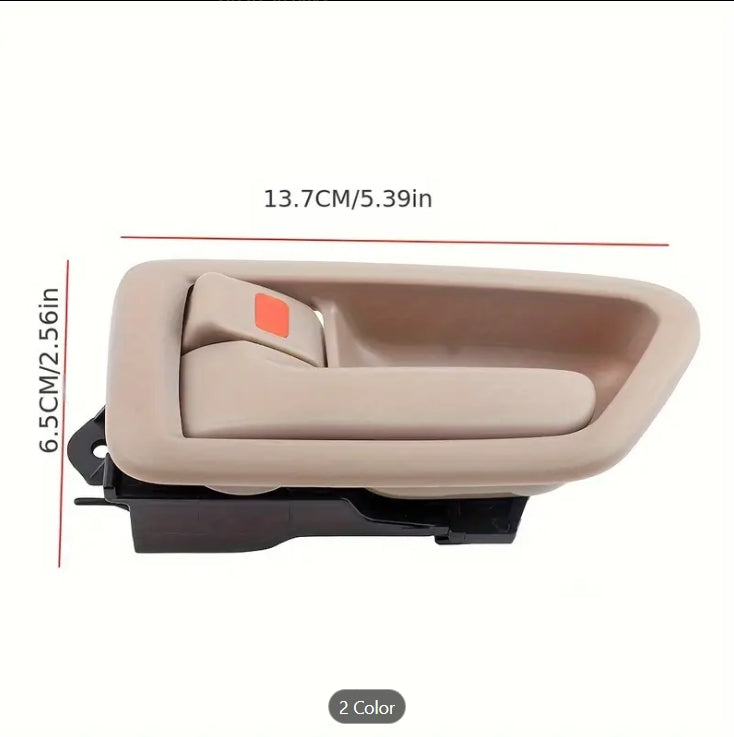 Alayjah, Interior Door Handle for Toyota Camry 1997–2001 | Front & Rear | Driver & Passenger Side | Beige مقابض أبواب داخلية لتويوتا كامري 1997–2001 | أمامية وخلفية | جهة السائق والراكب | لون بيج