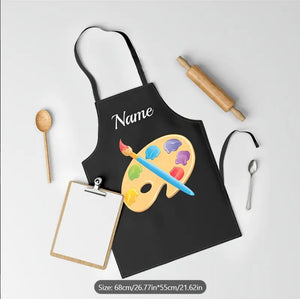Alayjah, Custom Art Apron, Personalized Gift for Artists, Teachers & Crafters | Ideal for Holidays & Special Occasions مريول فني مخصص ,هدية شخصية للفنانين والمعلمين والحرفيين | مثالي للمناسبات والأعياد