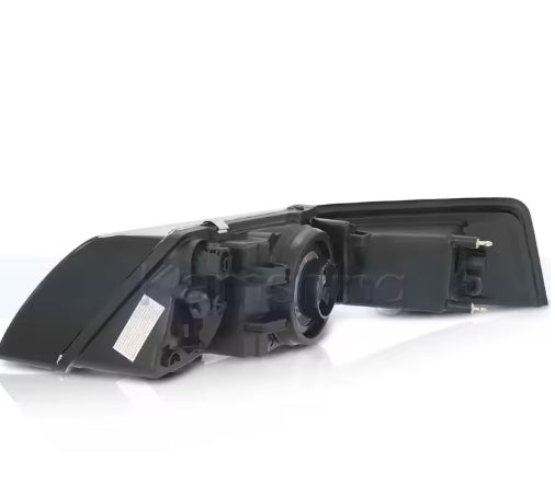Kamshing Front Bumper Top Pair, For Ford Mustang 1999–2004, Durable Headlight Cover Replacement كامشين زوج غطاء صدام أمامي علوي, لفورد موستانج 1999–2004، بديل متين لغطاء المصابيح
