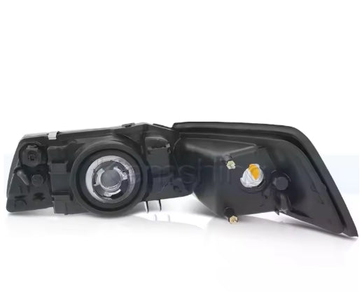 Kamshing Front Bumper Top Pair, For Ford Mustang 1999–2004, Durable Headlight Cover Replacement كامشين زوج غطاء صدام أمامي علوي, لفورد موستانج 1999–2004، بديل متين لغطاء المصابيح