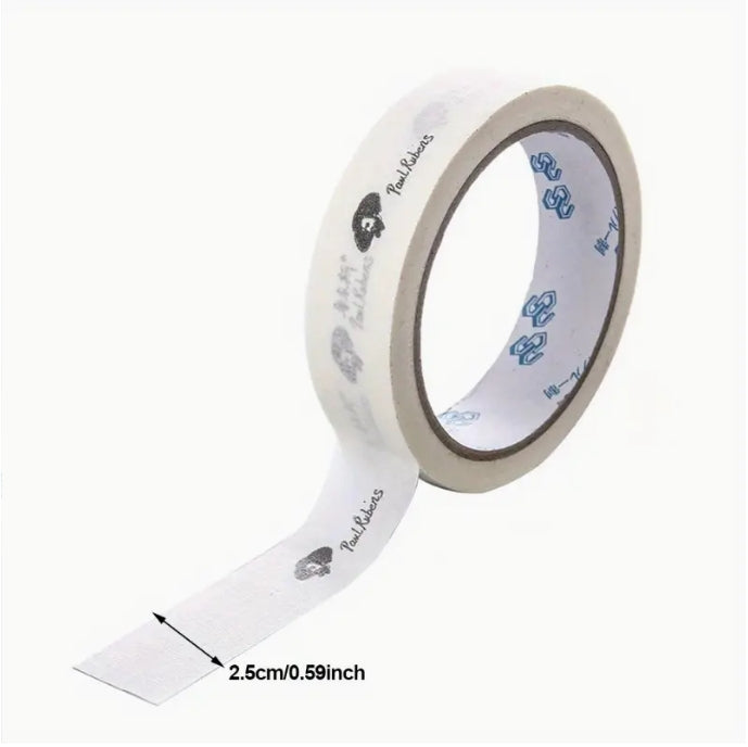 Artist’s Masking Tape, 2 Rolls, 20m, Traceless & Water-Soluble for Watercolor, Oil & Acrylic شريط لاصق للفنانين 2, لفة، 20 متر، بدون أثر وقابل للذوبان بالماء للألوان المائية والزيتية والأكريليك