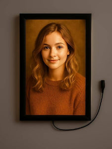 Alayjah, LIGHTPICS A3 LED Illuminated Art Frame – Backlit Aluminum Light Box with Tempered Glass إطار عرض مضيء LIGHTPICS A3 – صندوق إضاءة LED بإطار ألمنيوم وزجاج مقوى