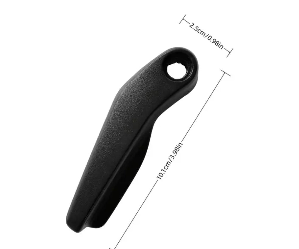 Alayjah, Black Tailgate Lock Handle for Toyota Land Cruiser LC200 (2008–2021) Durable Plastic, Secure Fit, OE# 69291-60030 مقبض قفل خلفي أسود لتويوتا لاندكروزر LC200 (2008–2021) بلاستيك متين، تركيب آمن، رقم القطعة OE: 69291-60030