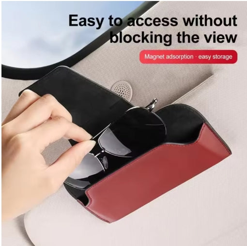 Universal Car Sun Visor Sunglasses Holder for Ford Mustang/Fiesta/Fusion حامل نظارات شمسية للسيارة، يناسب فورد موستانج/فييستا/فيوجن