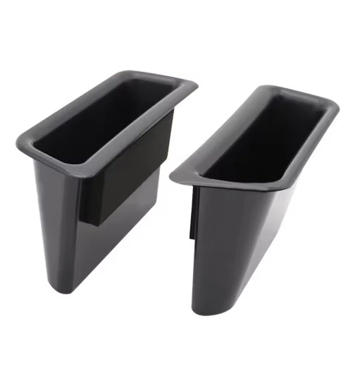 2PCS Side Door Handle Inner Armrest Pocket – Phone Storage Box Cover, Interior Organizer Accessories for Ford Mustang 2015–2021  جيب تخزين داخلي لمقبض باب السيارة – منظم لفورد موستانج 2015–2021