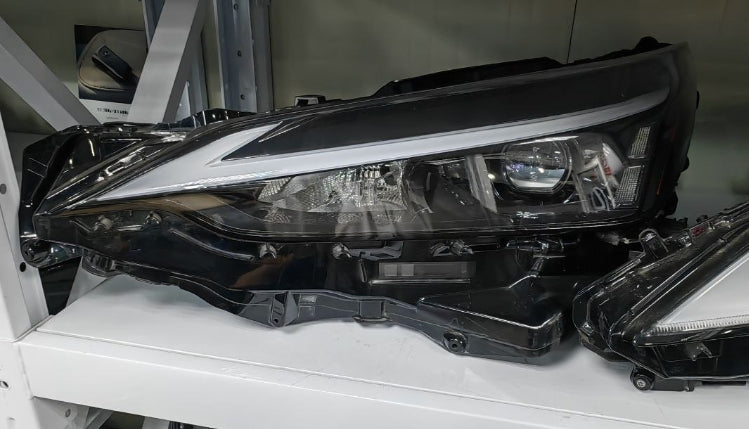 Used OEM Lexus RX Headlights + Computer Module (Driver & Passenger Side) | 2019–2022 شمعة أمامية + كمبيوتر أصلي لكزس RX مستعمل (يمين + يسار) موديلات 2019–2022