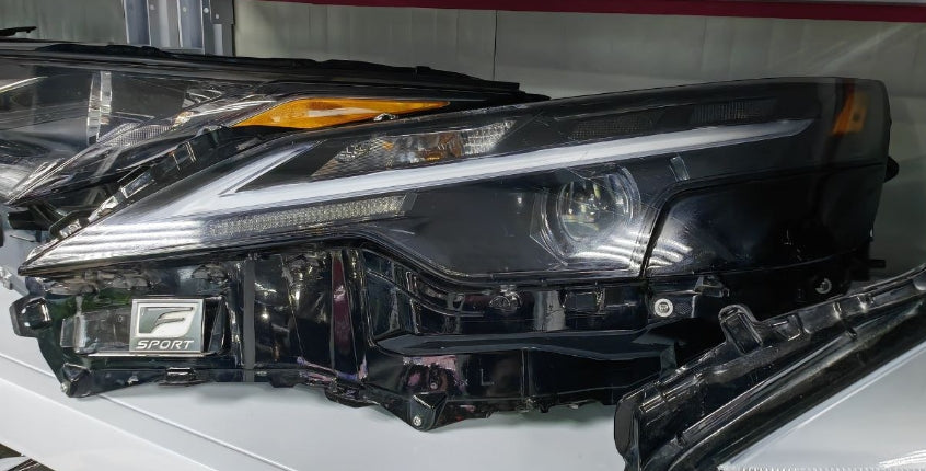 Used Lexus NX Headlights + Computer Module (Driver & Passenger Side) | 2023–2025 شمعة أمامية + كمبيوتر أصلي لكزس NX مستعمل (يمين + يسار) موديلات 2023–2025