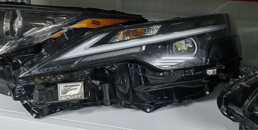 Used Lexus NX Headlights + Computer Module (Driver & Passenger Side) | 2023–2025 شمعة أمامية + كمبيوتر أصلي لكزس NX مستعمل (يمين + يسار) موديلات 2023–2025