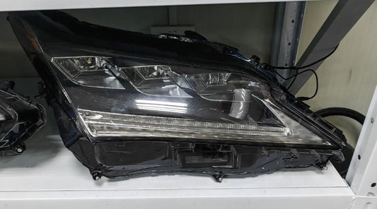 Used Lexus RX Headlights + Computer Module (Driver & Passenger Side) | 2023–2025 شمعة أمامية + كمبيوتر أصلي لكزس RX مستعمل (يمين + يسار) موديلات 2023–2025
