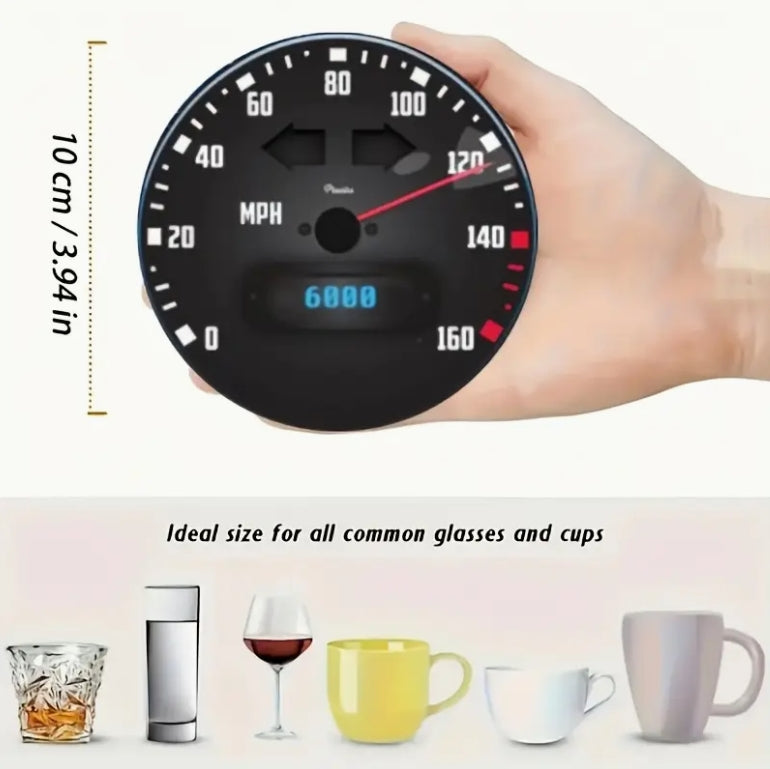 8pcs Dashboard Themed Coasters  قواعد الأكواب المكونة من 8 قطع بتصميم لوحة القيادة.