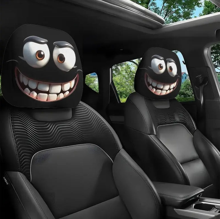 Star Wars Sith Warrior Headrest Covers, 2pcs, Universal Fit, Personalized Seat Protectors, Gift Idea أغطية مساند الرأس ستار وورز سيث, قطعتان، قياس عالمي، واقيات مقاعد شخصية، فكرة هدية