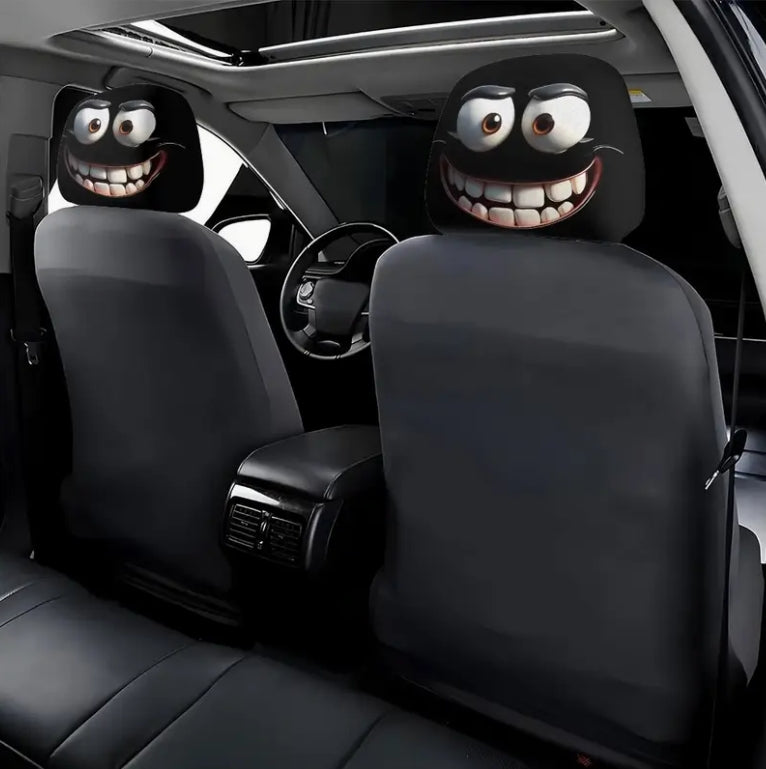 Star Wars Sith Warrior Headrest Covers, 2pcs, Universal Fit, Personalized Seat Protectors, Gift Idea أغطية مساند الرأس ستار وورز سيث, قطعتان، قياس عالمي، واقيات مقاعد شخصية، فكرة هدية