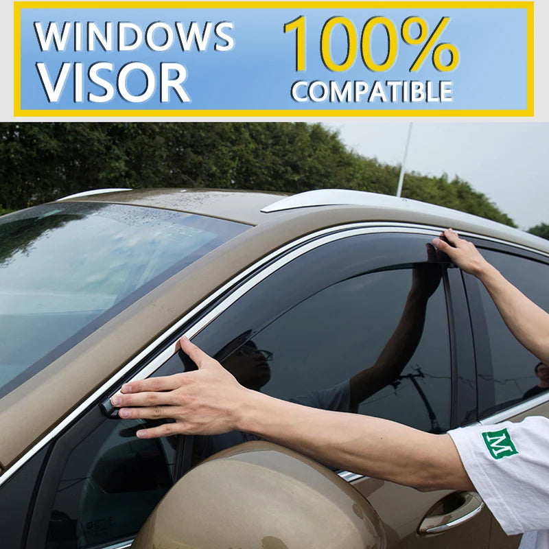 Window Visor for Volkswagen VW Golf 7 Mk7 GTE GTD GTI R Hatchback 2015~2021 هوايات فولكفاجن جولف