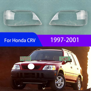 Honda CRV 1997-2001 Front Lampshade Transparent Shell Headlight Housing Headlamp Lamp Cover Lens Plexiglass لهوندا CRV 1997-2001 عاكس الضوء الأمامي غلاف شفاف .غطاء المصباح عدسة شبكي