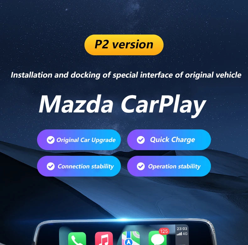 CarPlay Android USB Mazda 2 3 6 CX30 CX5 CX8 CX9 MX5 1 year warranty كاربلاي اندرويد مازدا 2 3 6 بلوتوث ضمان سنة