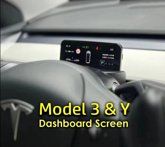 4.6'' Ultra Dashboard Cluster LCD For Tesla Model Y/ Model 3 شاشة عدادات