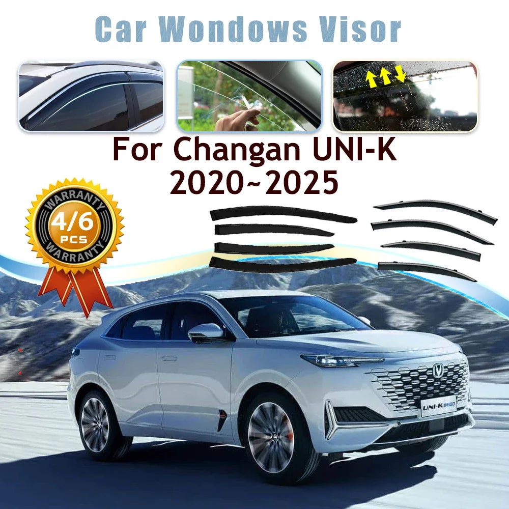 Window Visors For Changan UNIK UNI-K UNI K 2020~2025 هوايات شانجان