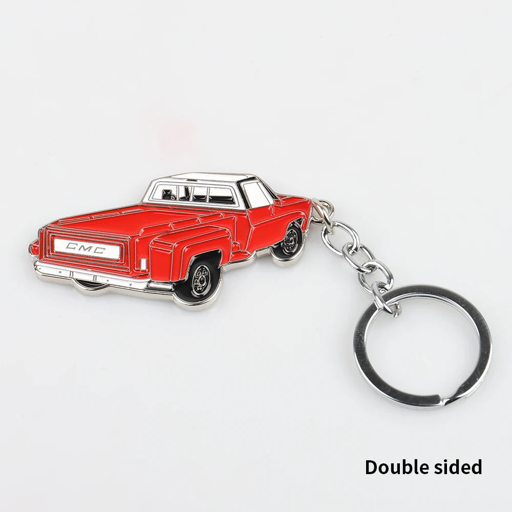 2021 New 3D Metal Car Model keychain Car Styling Key ring Exquisite Gift For GMC Double sided ثلاثية الأبعاد سيارة معدنية نموذج المفاتيح سيارة التصميم حلقة رئيسية هدية رائعة لجي إم سي مزدوجة الوجهين