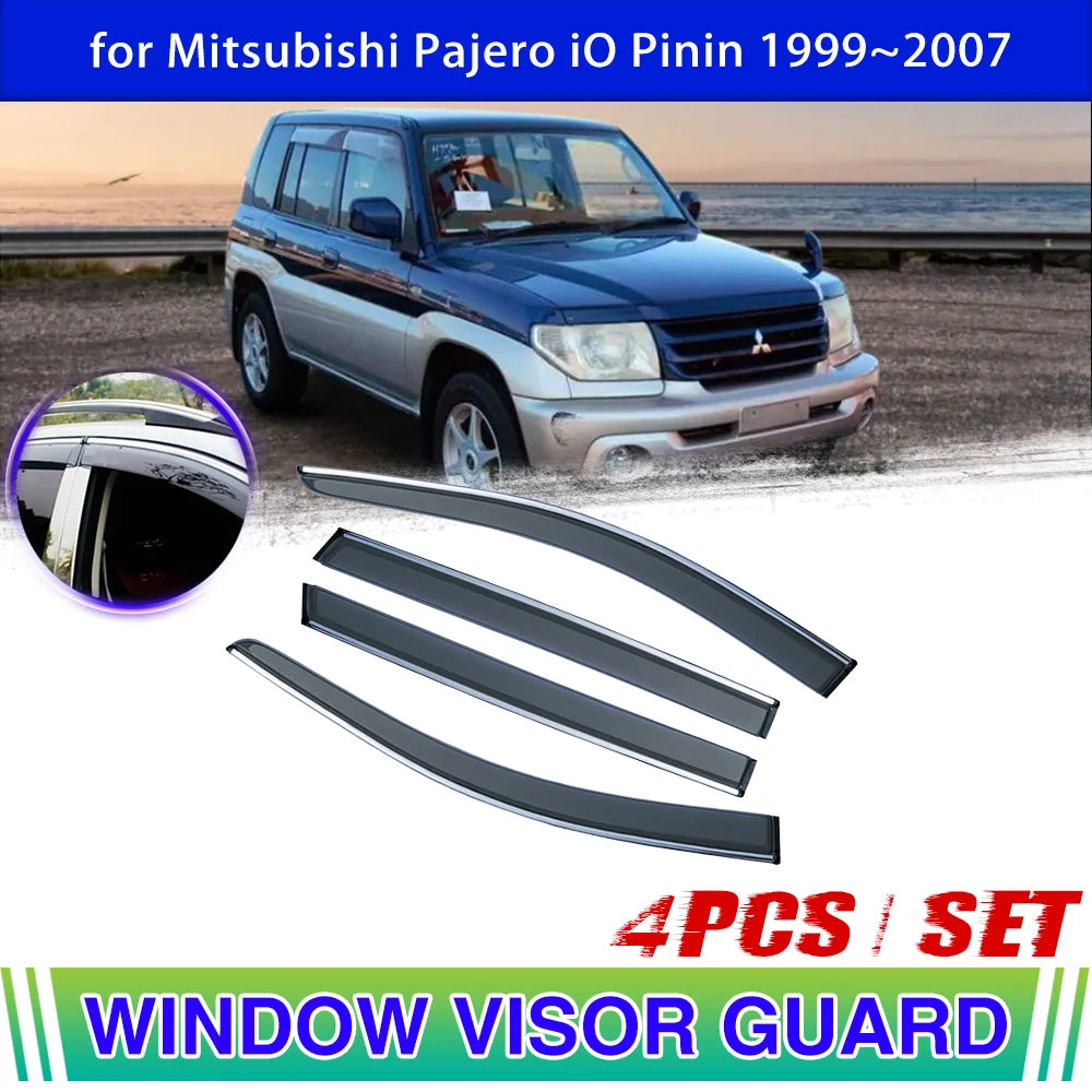 Window Visor for Mitsubishi Pajero iO Pinin 5-door 1999~2007 هوايات مستبيشي باجيرو الصغير بيني