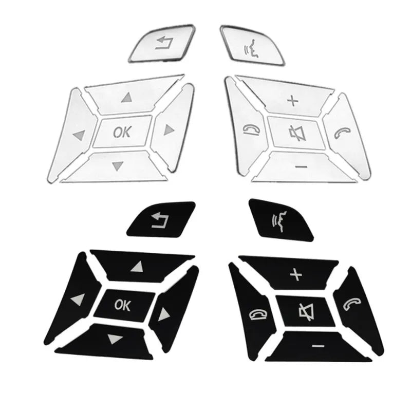 Mercedes Steering Wheel Button Switch ازرار مرسيدس متوفر باللون الأسود والفضي