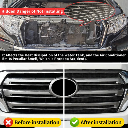 2008-2021 Toyota Land Cruiser 200 LC200 2020 2012  dirt Prevention Grid  Stainless Steel Grilleشبك حماية من الاوساخ تويوتا لاندكروزر