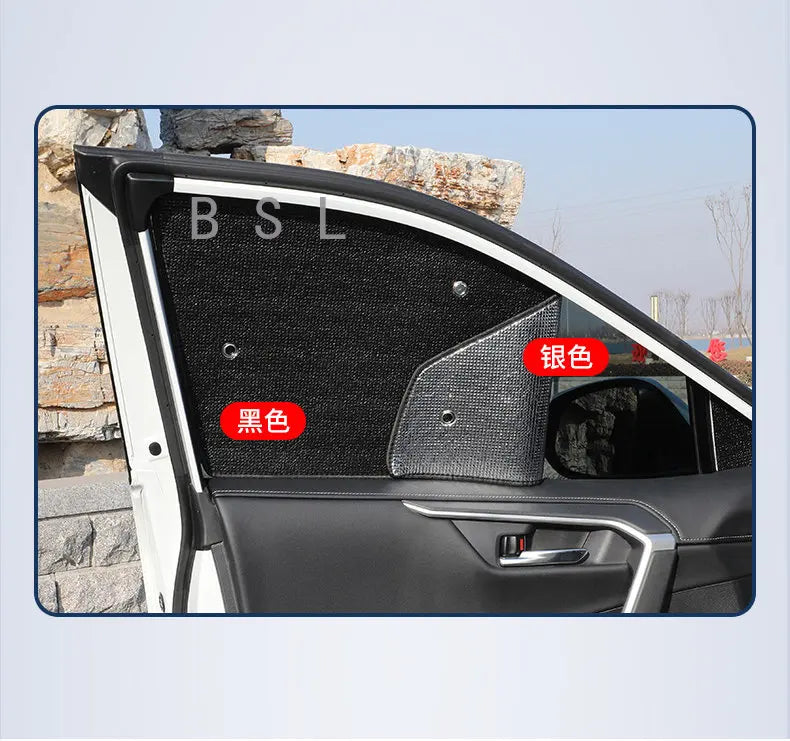 Toyota accessories RAV4 accessories 2022 Sunshades UV Protection Curtain Sun Shade Film Visor Front Windshield Cover مخفي ستائر قابلة الفك والتركيب تويوتا راف4