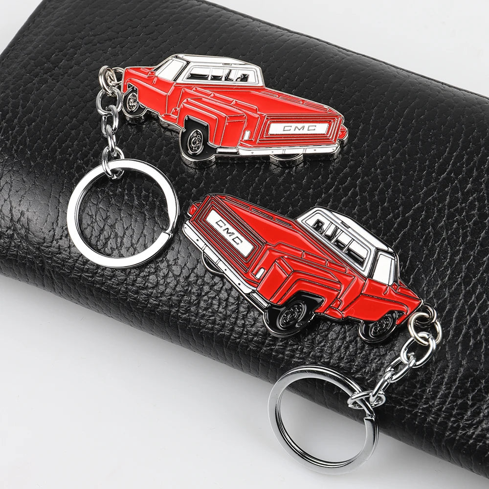 2021 New 3D Metal Car Model keychain Car Styling Key ring Exquisite Gift For GMC Double sided ثلاثية الأبعاد سيارة معدنية نموذج المفاتيح سيارة التصميم حلقة رئيسية هدية رائعة لجي إم سي مزدوجة الوجهين