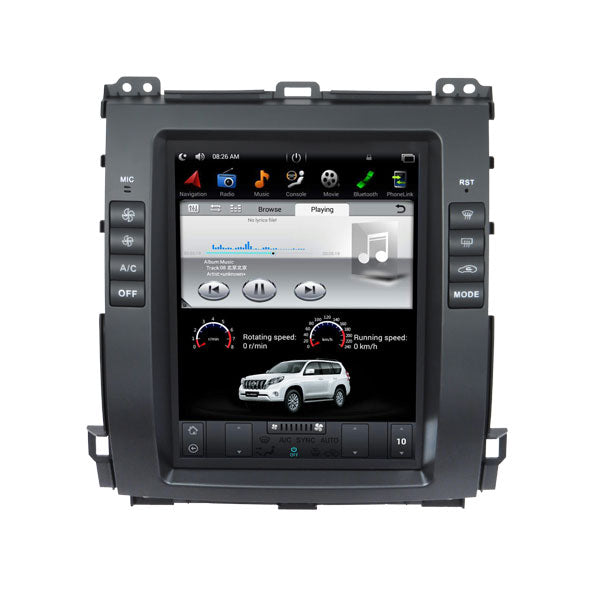 فريم + شاشة تويوتا برادو ضمان سنة  1 Year Warranty Monitor and Frame  Toyota Prado 2003 – 2009