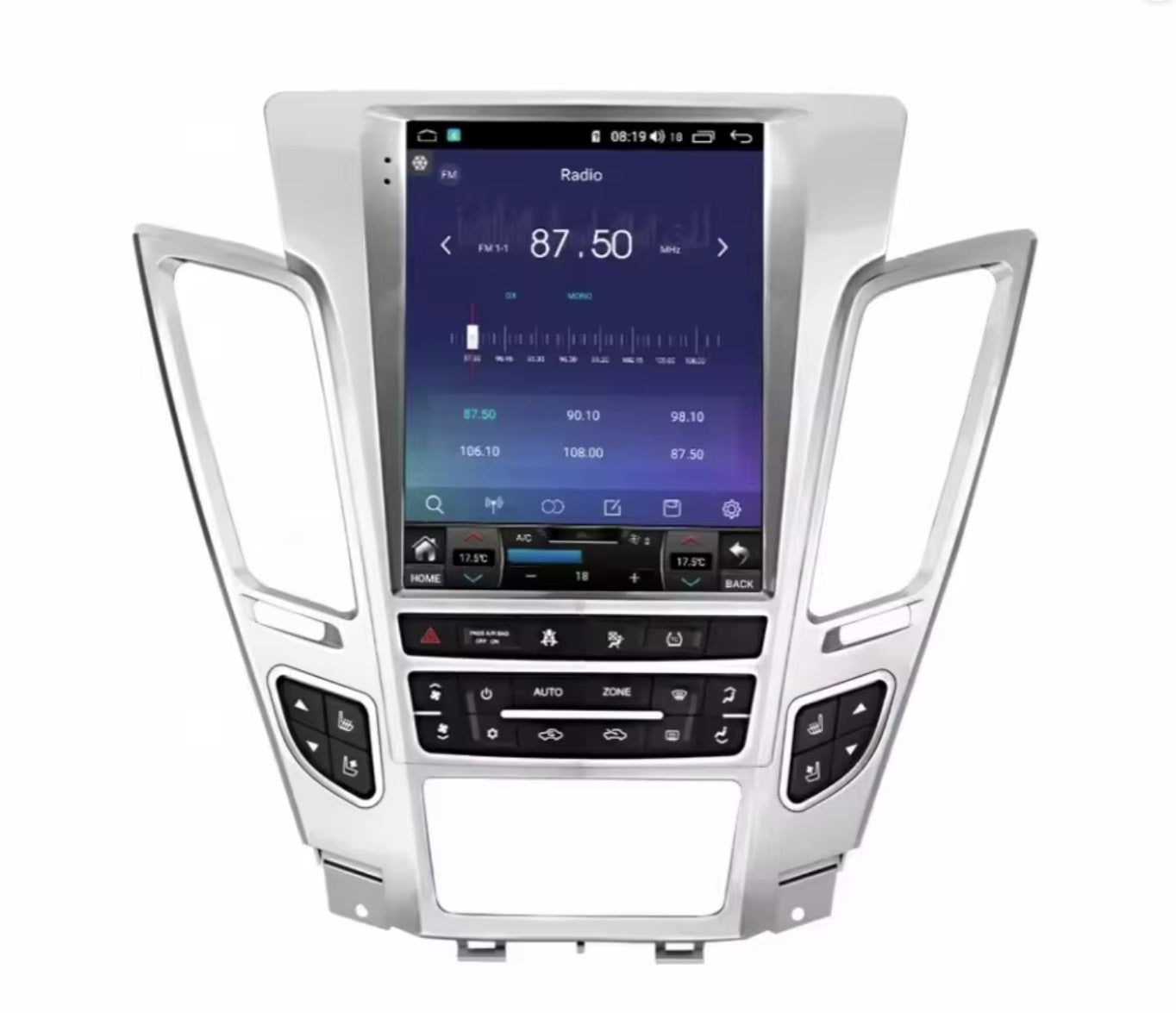 Android 13 10.4'' IPS Screen Carplay GPS Navigation Compatible with Cadillac CTS ATS XTS ATSL 2007-2012 جهاز ترفية كاربلاي اندرويد نافجيشن متوافق مع كاديلاك