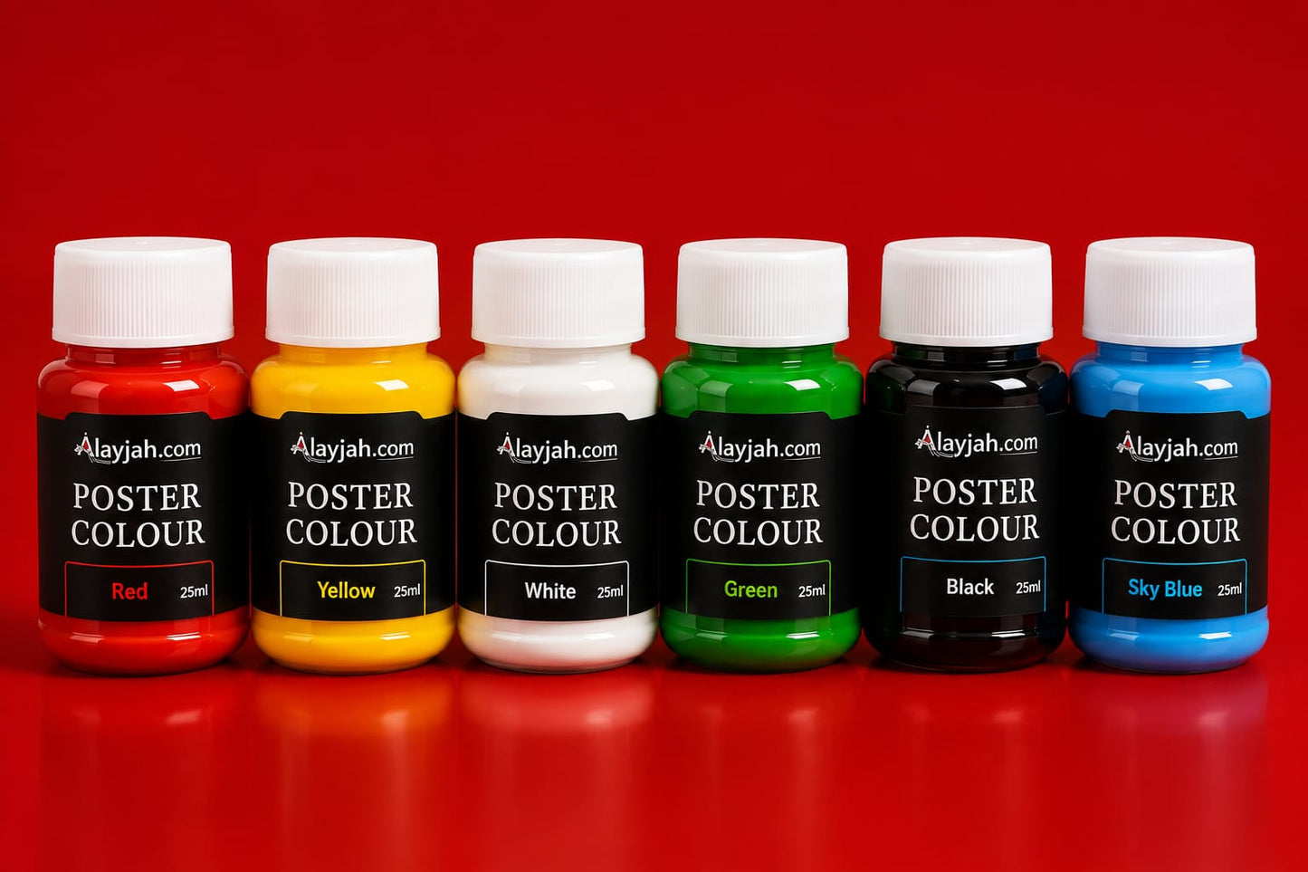 12-Color Poster Paint Set, Non-Toxic Art Kit for Students & Wall Projects  ألوان بوستر من 12 لونًا، آمن وغير سام للطلاب ومشاريع الرسم على الجدران