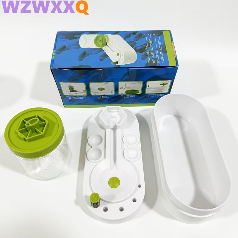 Alayjah, 2025 Expandable Paint Brush Rinser & Tray, Water Circulation Cleaner for All Paint Types منظف فرشاة دهان قابل للتوسيع 2025 مع صينية ومرشح مياه لجميع أنواع الطلاء