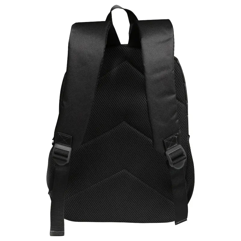 Customized School Bag with Customized Cartoon of Your Character 16-Inch Customizable Backpack with Front Pocket - Lightweight, Adjustable Straps, Tablet Compartment شنطة مدرسة كبيرة مع كاريكاتير لشخصيتك يرسمة فناننا مناسبة المدرسة