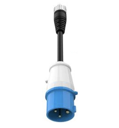 CEE Adapter Cable (Fast charge 3Pin blue color 1Phase)    شاحن سيارة كهربائية