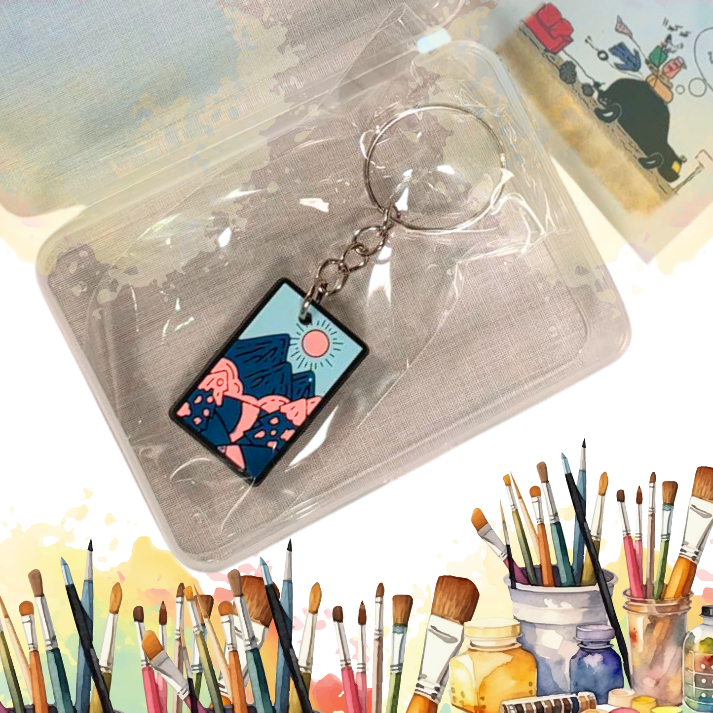 Artest Key Chains Creative Artistic Keychains  سلاسل مفاتيح فنية مميزة