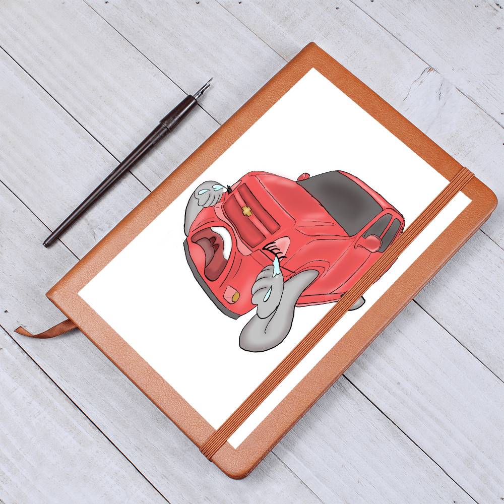 note book with Chevrolet Avalanche cartoon