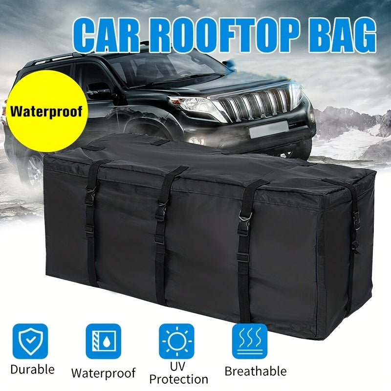 Light Rain And Sun Proof Car Luggage Bag 420/600D Outdoor SUV Foldable حقيبة أمتعة سيارة مقاومة للمطر الخفيف والشمس قابلة للطي للسلة والرحلات والسفر