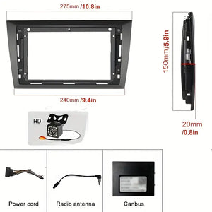 Double Din Car Radio Fascia Frame compatible with PEUGEOT CITROEN Jumper Boxer FIAT فريم لشاشة مناسب لبيجو ستروين فيات
