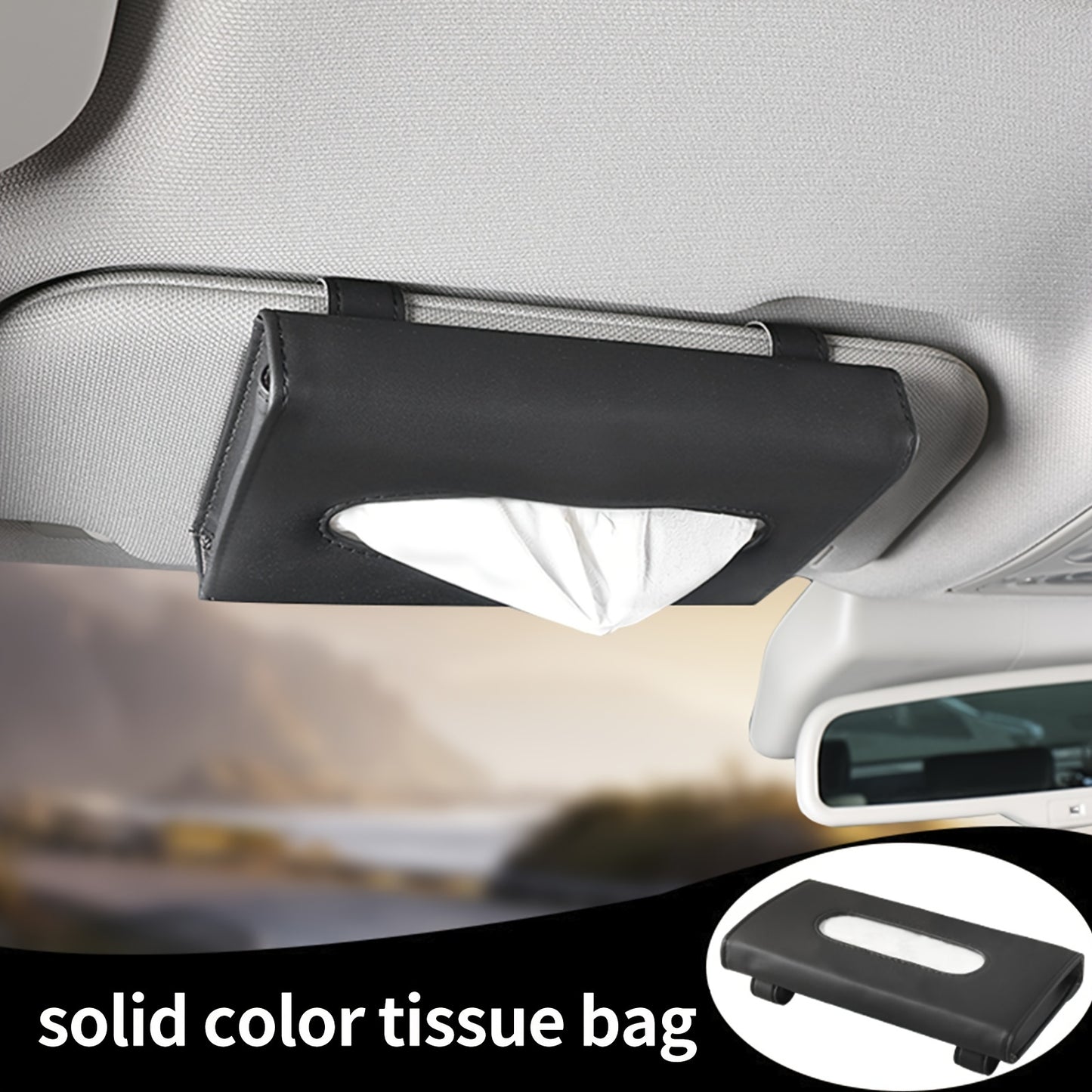 Automobile Sunshade Paper Towel Box Car - Mounted Fashion Pull-out Carton صندوق المناشف الورقية المظلة للسيارات - كرتون قابل للسحب على الموضة