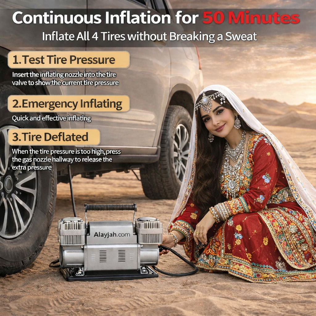 Portable 2 cylinders big compressor 150PSI 300 liters per minute كمبرسر ضاغط كبير 2 سليندر مع ضغط عالى حتى 150 بي اس أي (اسعار خاصة للتجار  special prices for seller)