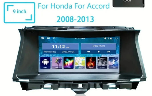 Android 13 2+64GB 1 year warranty compatible with Honda Accord 2008-2013 شاشة هوندا اكورد اندرويد 13 ضمان سنة