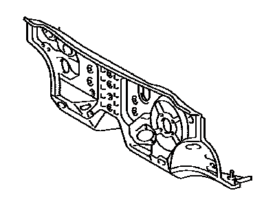 Used Lexus LS430 2000-2006 Rear Shelf Speaker Board | لكزس LS430 رف سماعات خلفي