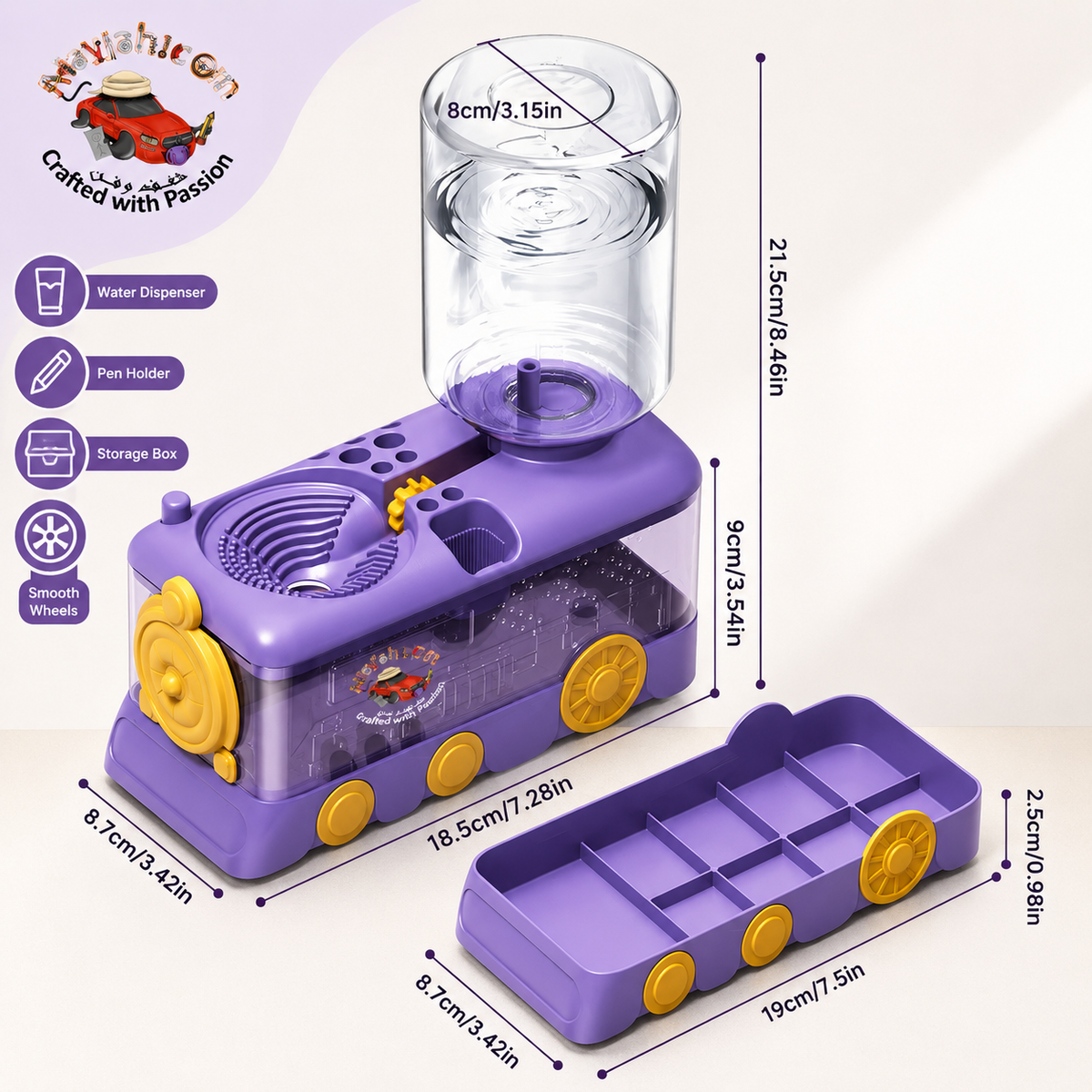 Alayjah, 2025 Expandable Paint Brush Rinser & Tray, Water Circulation Cleaner for All Paint Types منظف فرشاة دهان قابل للتوسيع 2025 مع صينية ومرشح مياه لجميع أنواع الطلاء