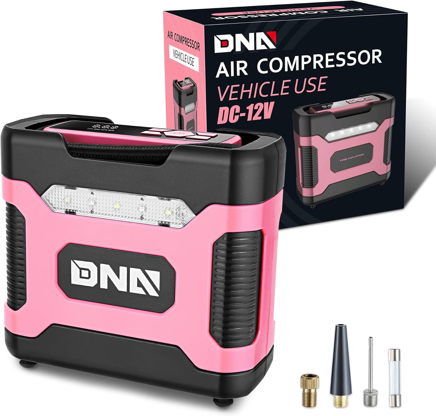 12V DC Portable Air Compressor منفاخ هواء للبنات