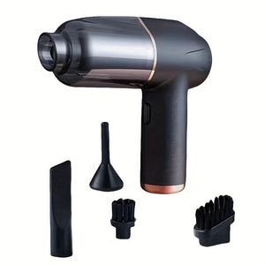 jkuoo Compact Handheld Vacuum , Lightweight, Powerful Suction, Rechargeable 4000mAh Battery, Easy-to-Use مكنسة كهربائية محمولة صغيرة الحجم من jkuoo خفيفة الوزن، شفط قوي، بطارية قابلة لإعادة الشحن بقدرة 4000 مللي أمبير في الساعة، سهلة الاستخدام