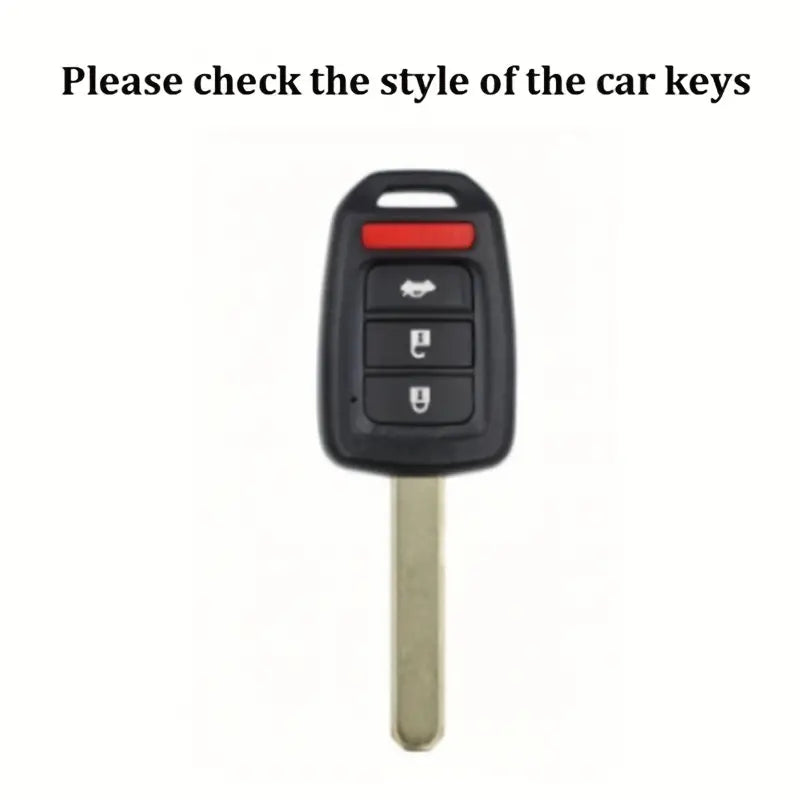 Key Cover With Keychain Compatible with Honda Accord 2016-2017 & For Civic 2016-2019 غطاء مفتاح هوندا اكورد وسيفيك