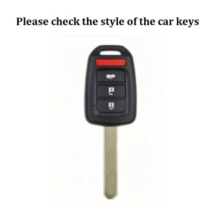 Key Cover With Keychain Compatible with Honda Accord 2016-2017 & For Civic 2016-2019 غطاء مفتاح هوندا اكورد وسيفيك