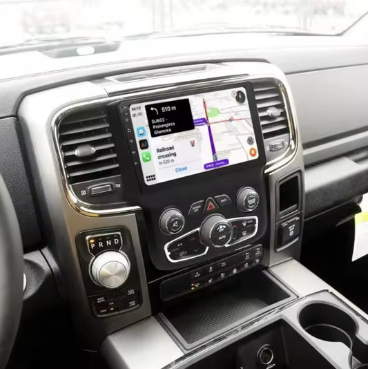 9" Android 12 Navigation Wireless CarPlay Android Compatible with Dodge Ram 1500 2500 3500 2013-2018 اندرويد 12 نافجيشن كاربلاي متوافق مع دودج رام